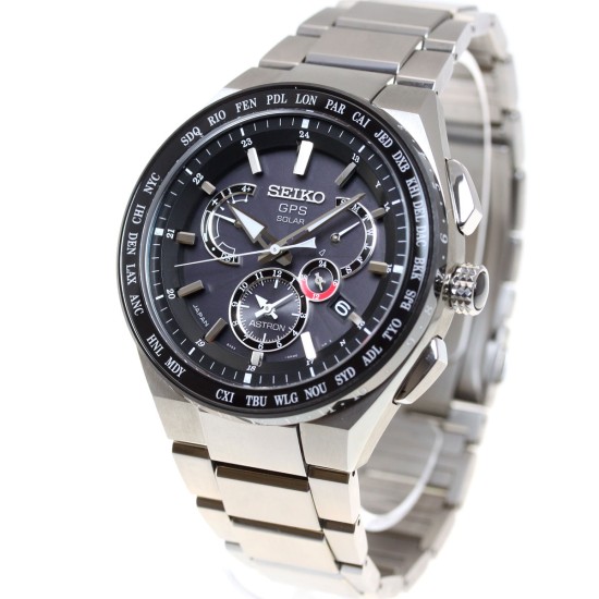 Seiko Astron SBXB123 / SSE123 Executive Line Dual-Time GPS Solar