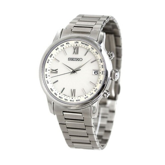 Seiko Brightz SAGZ095 Radio Wave Solar World Time Titanium Seiko Brightz SAGZ095 Radio Wave Solar World Time Titanium