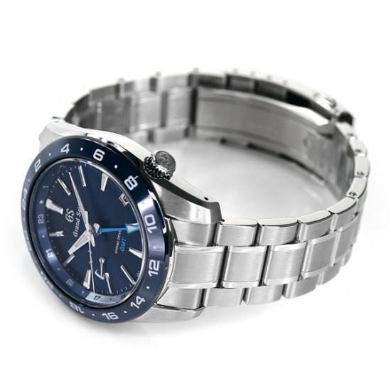 Grand Seiko SBGE255 9R Spring Drive GMT Stainless Steel