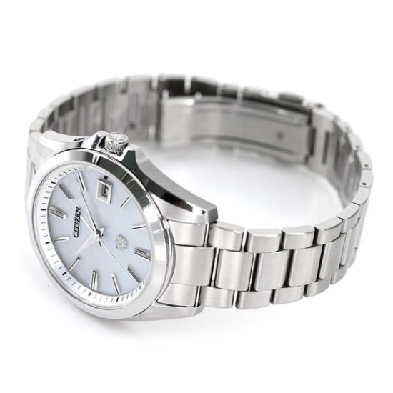 Citizen The Citizen AQ4060-50W Eco-Drive White Butterfly Dial