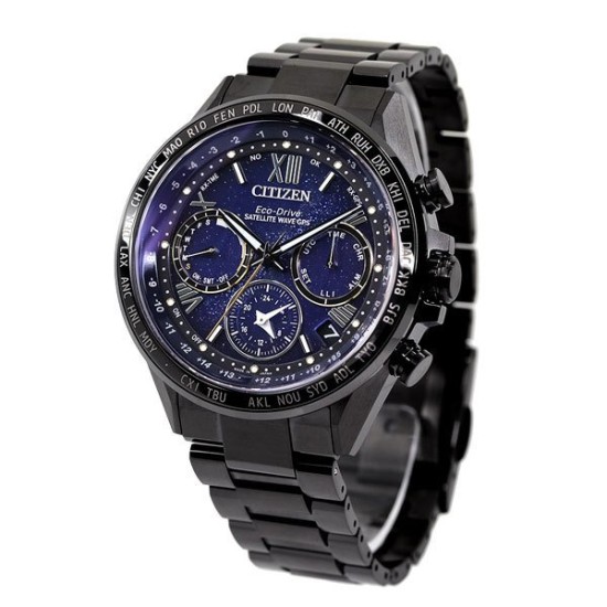 Citizen ATTESA CC4015-86L Eco Drive Satellite Wave Cosmic Blue