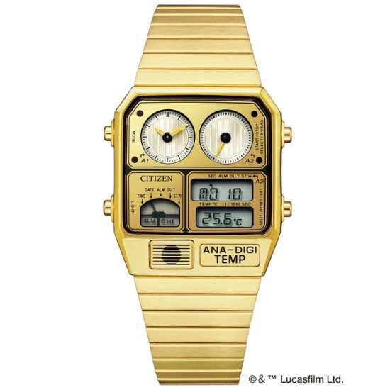 Citizen JG2112-55P ANA-DIGI TEMP STAR WARS C-3PO Limited 550