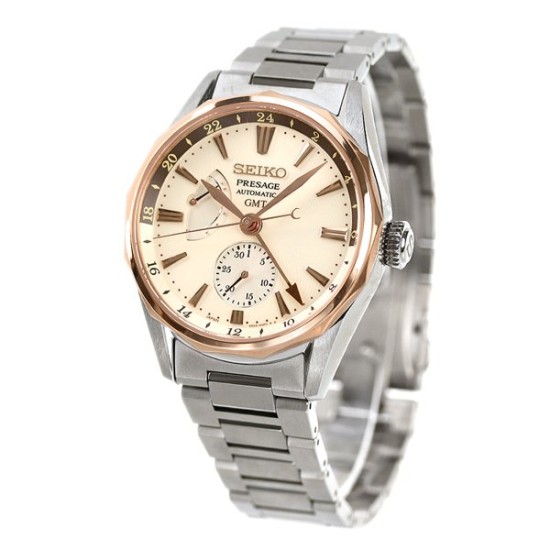 Seiko Presage SARF012 Ocean Traveler Mechanical Titanium GMT