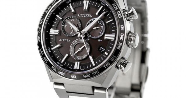 時計 CITIZEN CB5966-69E ATTESA Photovoltaic Citizen Attesa Titanium solar radio 10ATM men's watch CB5966