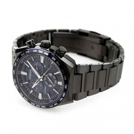 Citizen ATTESA CB5967-66L Eco-Drive Radio Wave Black Titanium