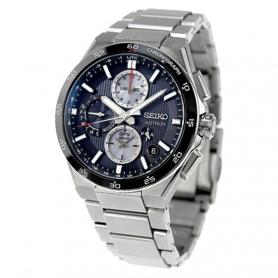 Seiko Astron SBXC151 Dual Time Chronograph Titanium