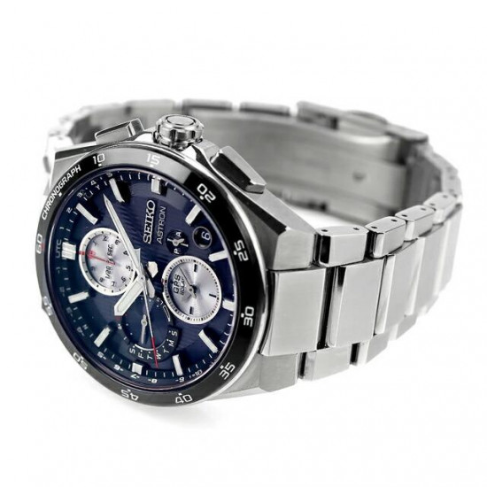 Seiko Astron SBXC151 Dual Time Chronograph Titanium