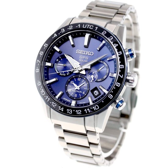 Seiko Astron SBXC015 5X Dual time Solar GPS