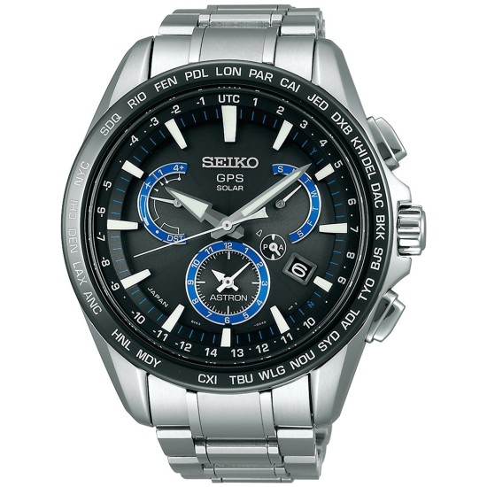 Seiko Astron SBXB107 / SSE107 GPS Solar Dual time