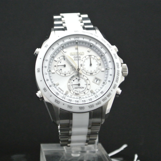 Seiko Astron SSE027J1 (SBXB027) Chronograph Watch Stainless steel GPS Solar