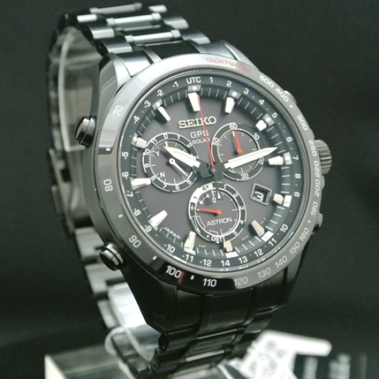 Seiko Astron SSE031J1 (SBXB031) Chronograph Watch Stainless steel GPS Solar