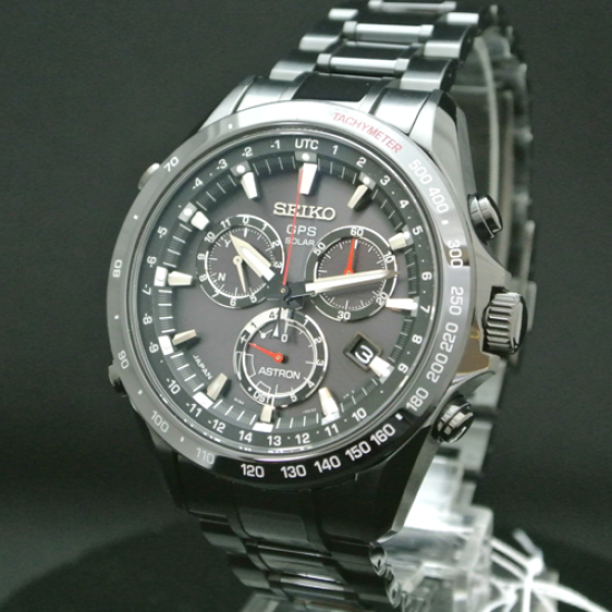 Seiko Astron SSE031J1 (SBXB031) Chronograph Watch Stainless steel GPS Solar