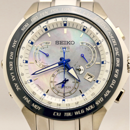 Seiko Astron SSE039J1 (SBXB039) 8X Series Dual-Time Limited Edition GPS Solar