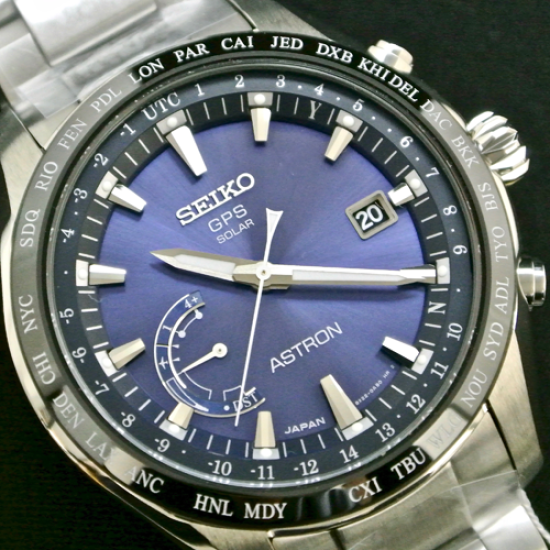 Seiko Astron SBXB109 / SSE109 8X GPS Solar World-Time