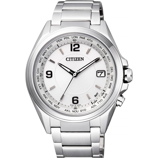 Citizen Attesa CB1070-56B Eco-Drive Radio Wave Titanium