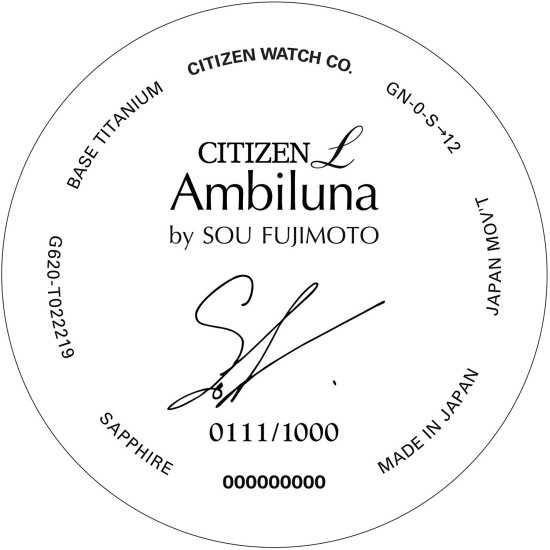 Citizen EG7000-01A Citizen L Ambiluna Limited Edition Lady's 