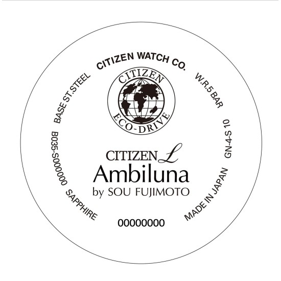 Citizen Citizen L Ambiluna EW5496-52W The Urushi drop Lady's