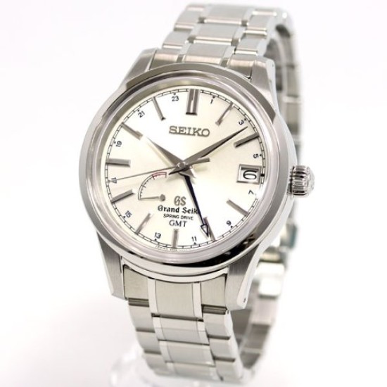 Grand Seiko SBGE025 9R Spring Drive GMT Stainless Steel